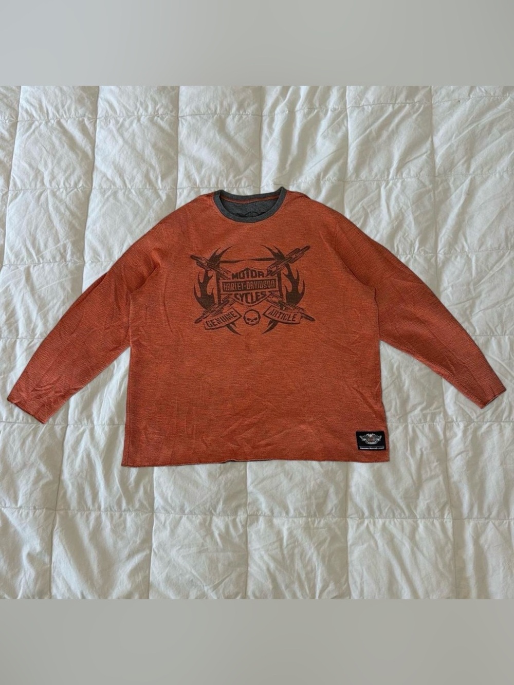 Y2K Harley Davidson Reversible Tee